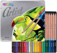 Creioane colorate Colorino Artist - in cutie metalica, 24 de culori