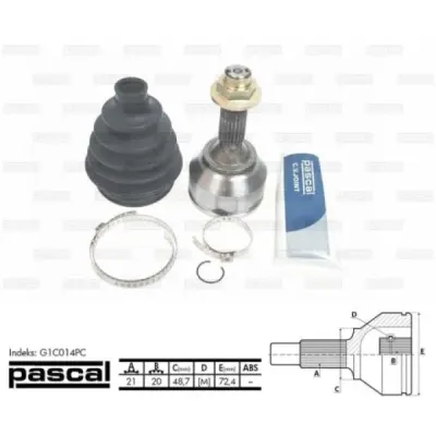 Set articulatie, planetara PASCAL G1C014PC