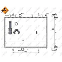 Radiator, racire motor NRF 50437