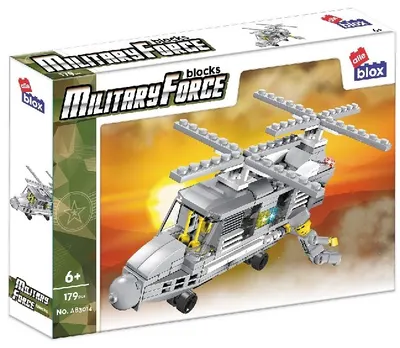 Constructor Alleblox Military Force - Elicopter, 179 piese