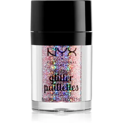 NYX Professional Makeup Glitter Goals sclipici metalic pentru față și corp culoare 03 Beauty Beam 2.5 g