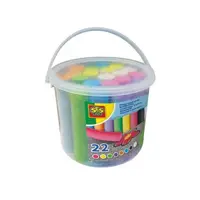 Galeata cu creta colorata pentru copii (22 buc)