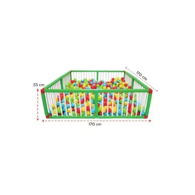 Tarc de joaca copii pentru exteriorinterior Pilsan Ball Pool 170x170cm