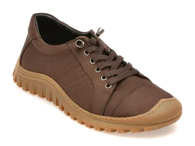 Pantofi GRYXX maro, EV2967, din nabuc