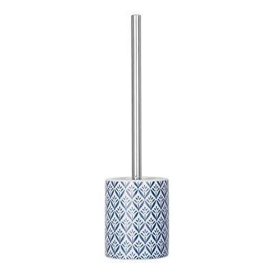 Perie de WC albastră din ceramică Lorca – Wenko