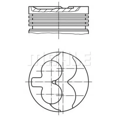 Piston Mahle Original 640 37 01