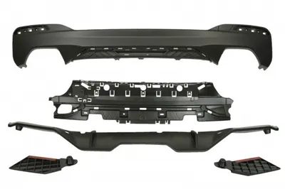 Spoiler Spate model pachet M negru potrivit BMW Seria 5 G30, F90, 5 G31 SALON dupa 2017