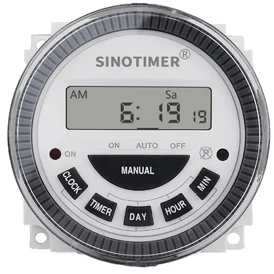 Releu digital cu temporizator, Sinotimer, temporizator, intrerupator, programabila, 230V, 30A, TM619sH2-30D
