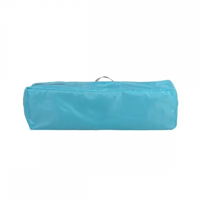 Patut pliabil Cangaroo Africa turquoise cu un nivel, usita cu fermoar, geanta de transport si saltea incluse