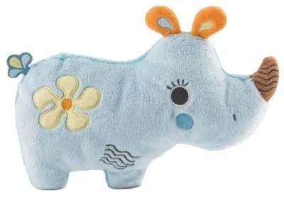 Jucărie NICI Soft Active 2D - Manufi rinocerul, 20 cm