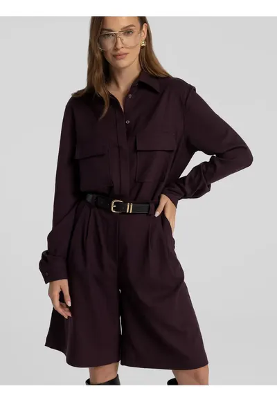 Pantaloni relaxed fit Omaro - Mov