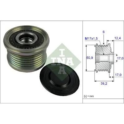 Sistem roata libera, generator INA 535 0247 10