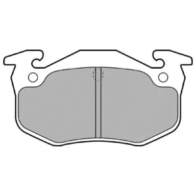 Set placute frana, frana disc DELPHI LP699