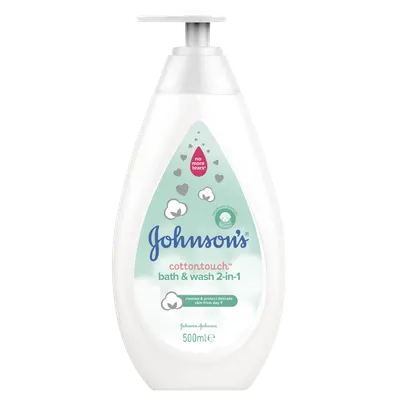 Lotiune pentru spalare Cotton Touch, 500 ml, Johnson&Johnson
