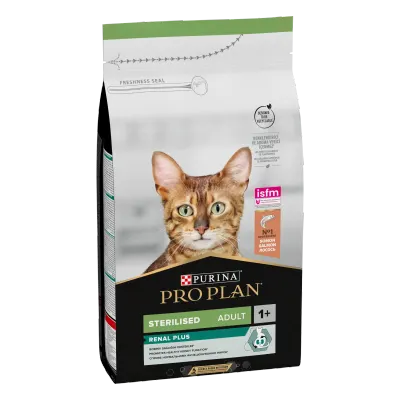 ​PURINA PRO PLAN STERILISED Renal Plus, Somon, 1.5 kg
