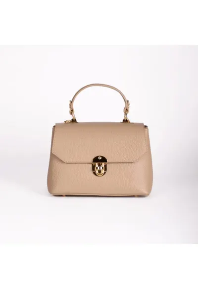Geanta dama Grace piele naturala nude