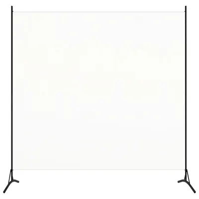 vidaXL Separator de cameră, alb, 175x180 cm, textil