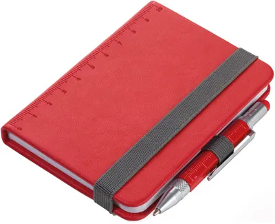 Carnet A7 Troika - Lilipad+Liliput, rosu