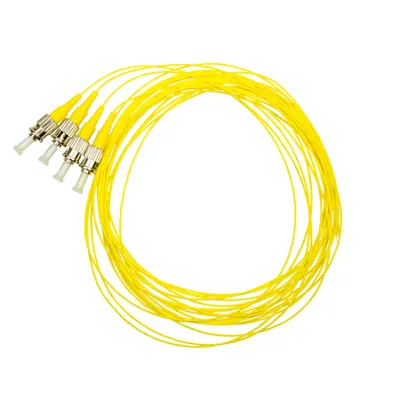 Pigtail ST, 9/125µm OS2, 2m, Easy Strip, galben,4buc
