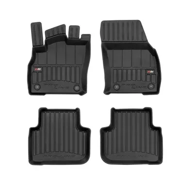 Covor podea FROGUM TPE proLine 3D, set, culoare neagra, potrivit AUDI Q3 07.18
