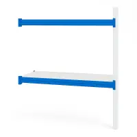 Extensie-Raft profesional pentru depozitare L1000xl600xH2000 , 400 kg - 2 nivele