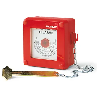 Buton incendiu aparent Scame
