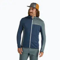 Hanorac bărbați ORTOVOX Fleece Light Grid cu glugă