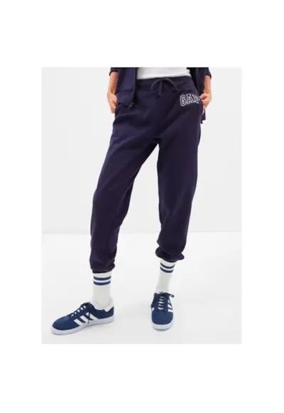 Pantaloni dama - 303615499 - Bumbac - Albastru - Albastru