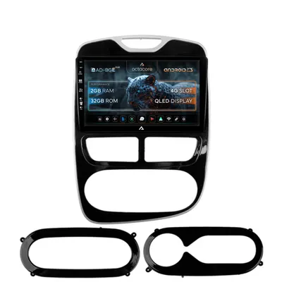 Navigatie Renault Clio IV (2012-2016), Android, E-Octacore 2GB RAM + 32GB ROM, 9 Inch - AD-BGE9002+AD-BGRKIT369-1216