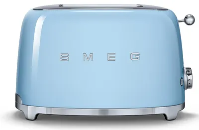 Toaster Smeg - TSF01PBEU, 950W, 6 viteze, albastru
