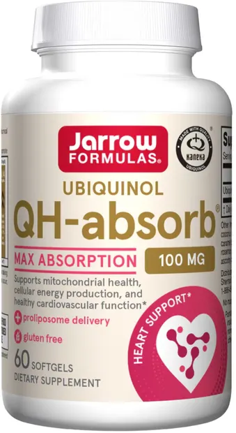 Ubiquinol QH-absorb, 100 mg, 60 capsule, Jarrow Formulas