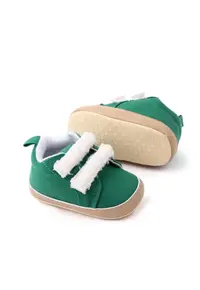 Pantofi Cu Barete Din Blanita - Casual - Textil - Baieti - Velcro - Verde