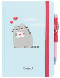Set caiet cu pix Erik Animation: Pusheen - Pusheen, format A5