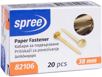 Set de clipsuri pentru legare Spree - 20 bucati, 38mm
