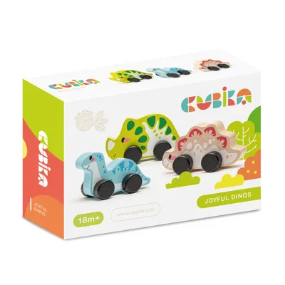 Joc din lemn, Cubika, Masina dinozaur