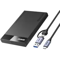 Rack Benfei pentru HDD / SSD SATA 2.5inch, USB-A / USB-C, Negru