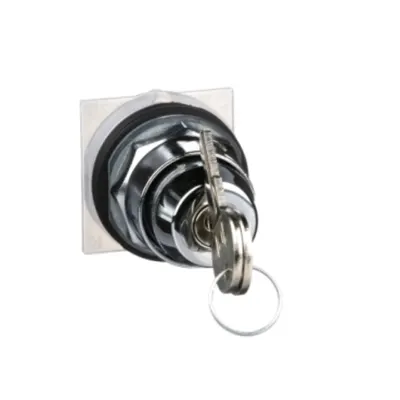 Selector Ø 30 - 3 Pozitii Cu Revenire - Cu Cheie - E10