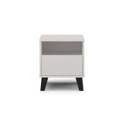 Noptiera BORG, 1 sertar, casmir, 40x38,8x45,6 cm