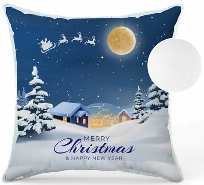 Perna de Craciun Amek Toys - Merry Christmas, albastru