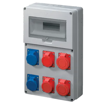 Organizator Industrial 1x16a+2x32a-1p+n+e, 1x16a+2x32a-3p+n+e Ip67