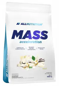Mass Acceleration Gainer, vanilie, 1 kg, AllNutrition