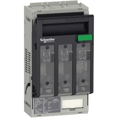 Intrerupator de siguranta, Fupact ISFT160, 160 A, DIN NH00, 3 poli, montare placa posterioara, terminale M8