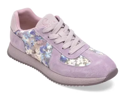 Pantofi sport EPICA mov, 6159290, din material textil si piele naturala