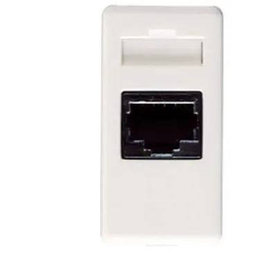 Conector RJ45 categoria 5e UTP Gewiss System toolless 1 modul alb