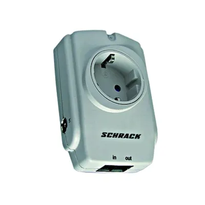 Adaptor intermediar cu prot. Cl. D pt. 230VAC/16A+TV+RJ11