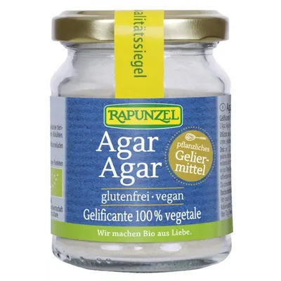 Agar Agar Bio fara gluten, 60g, Rapunzel