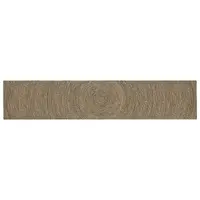 vidaXL Covor de zonă Natural și Negru 80 x 400 cm Iută