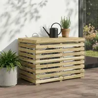 vidaXL Husă pentru aer condiționat 90 x 58 x 60 cm Lemn de pin tratat