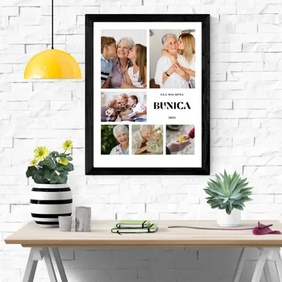 Rama foto personalizata Cea mai buna bunica