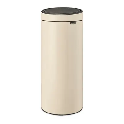 Coș de gunoi bej cu senzori de atingere din oțel 30 l Touch Bin – Brabantia